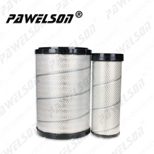 SK-1219AB KOBELCO excavator air filter kit YN11P00072S006 YN11P00072S007 for KOBELCO SK210-10 SK210LC-10 SK250LC-10 SK260LC-10