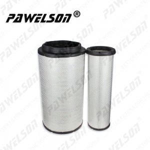 SK-1309AB China factory high quality excavator air filter 17500260 17500263 For Volvo excavator 380D 480D horsepower Lingong 400