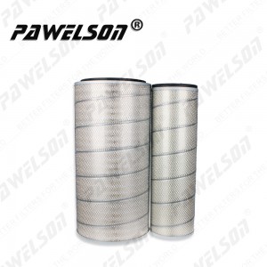 SK-1139AB HITACHI excavator air filter elements 4240294 4240295 P127308 P812508 AF1921M P127309 AF1922M P900841 P820632 AF1922