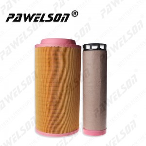 SK-1526AB C20500 CF500 air filter element for JCB 580/12020 580/12021 HITACHI 59042630 VOLVO 3840033/20405827 14261549 DEUTZ FAHR 1180867