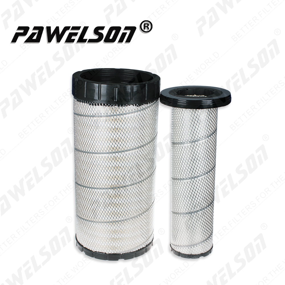SK-1215AB China construction machines air filter A-38170 A-38190S A-38180 AF26510 AF26511 for LISHIDE excavator SC240.8 SC270.8