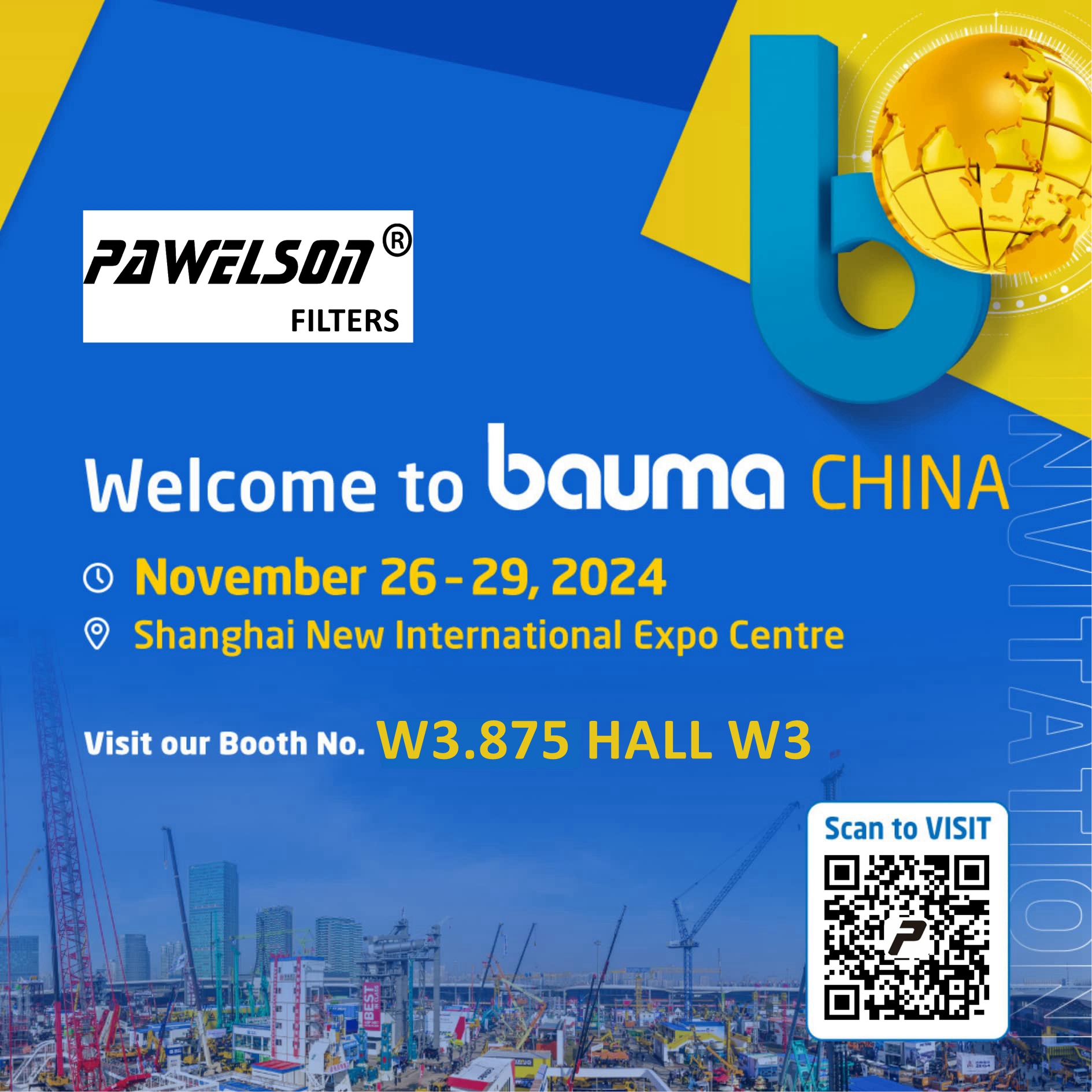 We sincerely invite you to meet at the bauma CHINA 2024.