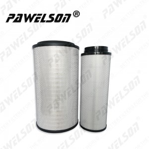 SK-1369AB 1109060/070 K3560 XCMG mining truck air filter element