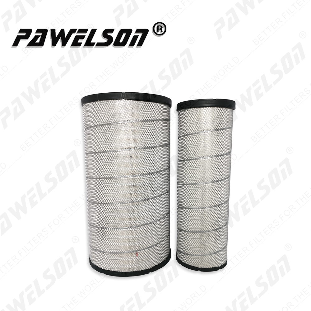 SK-1329AB CATERPILLAR excavator air filter cartridge 3754301 3754302 P958208 P958209 for CAT 390F 374F excavator