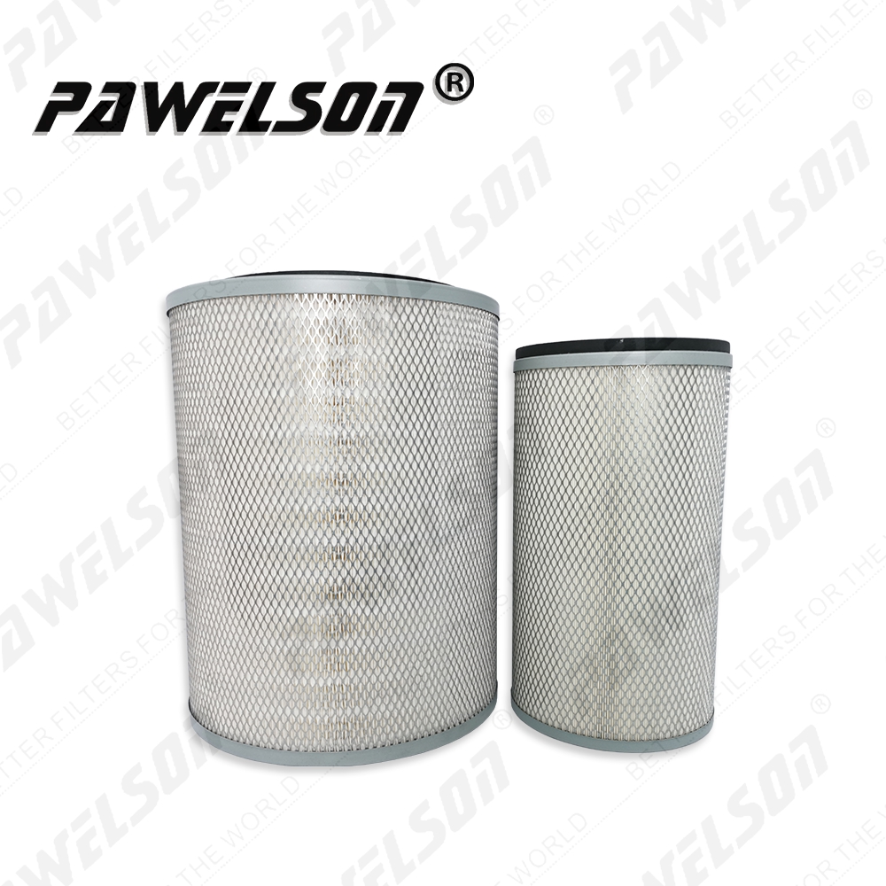 SK-1347AB CUMMINS diesel engine air filter element 3022209 3021644 3021645 for XCMG crame