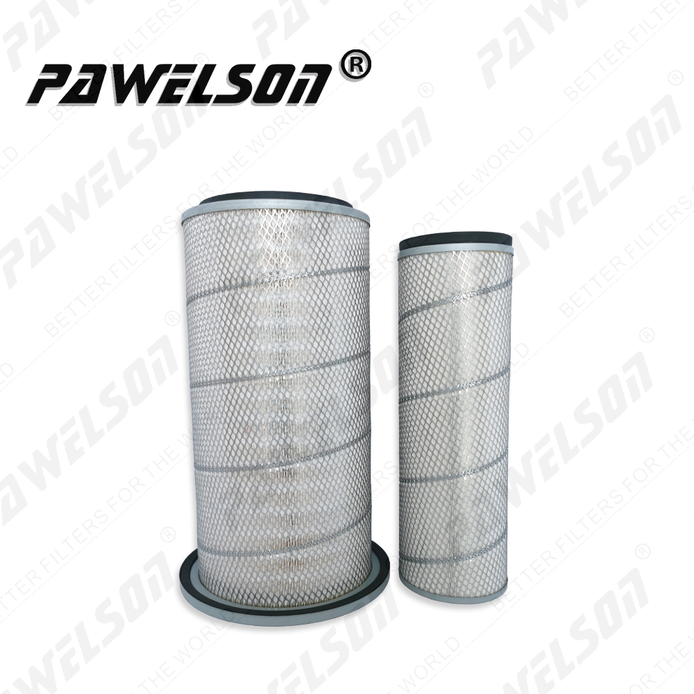 SK-1002AB Excavator air filter kits for KOMATSU 600-181-6740 600-181-6820 600-181-6830 HINO 178012800 DAEWOO 24749053
