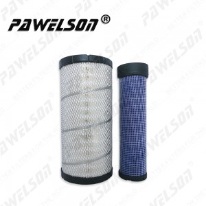 SK-1010AB Excavator air filter cartridge replace for 600-185-2120 600-185-2110 P828889 P772580 P786055 AF25352 AF25557 AF25292 C17337