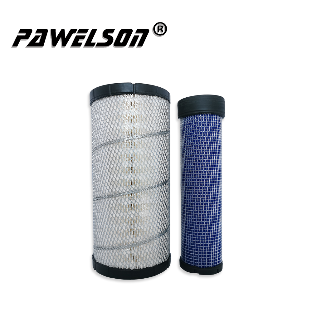 Excavator Accessories Air Filter Companies –  SK-1010AB Excavator air filter cartridge replace for P828889 P772580 P786055 AF25352 AF25557 AF25292 C17337 – Qiangsheng