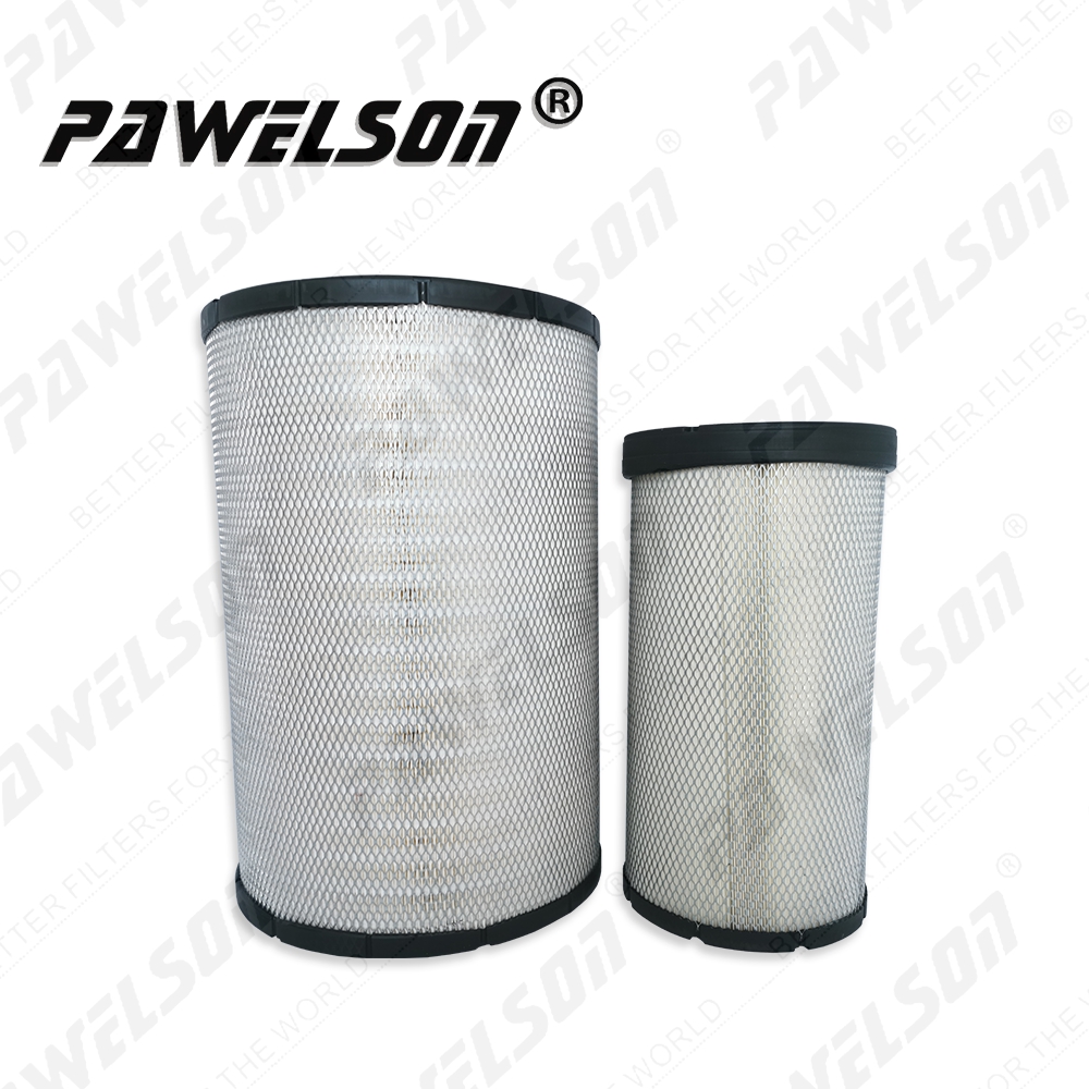 SK-1088AB Construction machines air filter for CATERPILLAR excavator 6I2509 6I2510 1327167 SANDVIC 15300196 AGCO 504421D1
