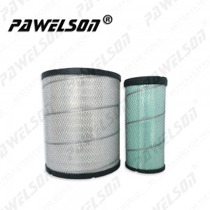 SK-1060AB High quality air filter for CATERPILLAR excavator 6I2501 1282686 6I2502 MASSEY FERGUSON tractor 3782387M1 3782386M1