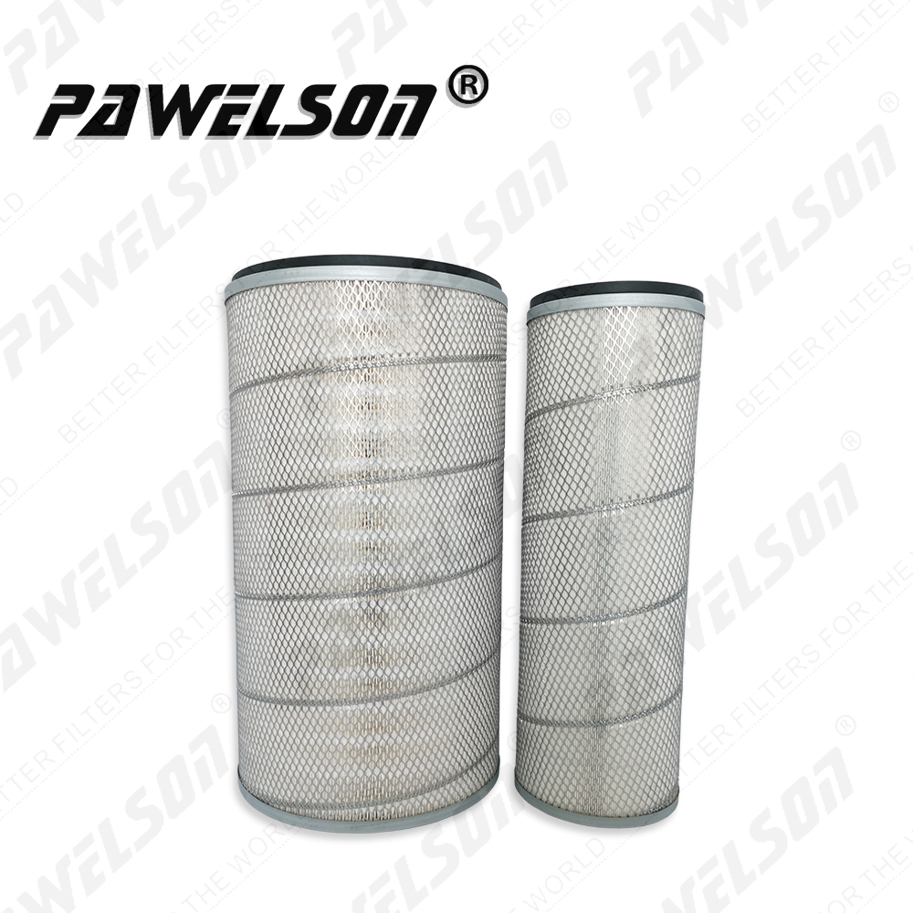 SK-1153AB HYUNDAI excavator air filter element for OEM numeber 11N822140 11L12003 11N822150 11L12004