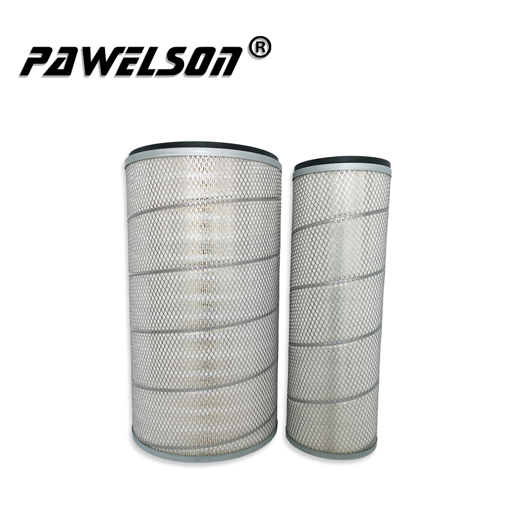 Hyundai Air Filter Factory –  SK-1153AB HYUNDAI excavator air filter element for OEM numeber 11N822140 11L12003 11N822150 11L12004 – Qiangsheng