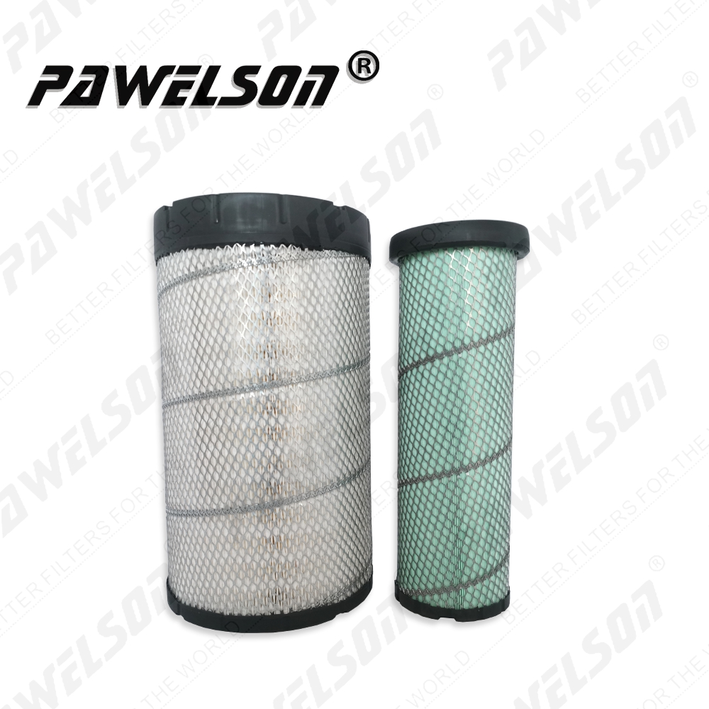 SK-1182AB-1 LOVOL HIDOW Excavator air filter element 13102911218 13102911216 60100002229 AA90145 AF26614 AF26613