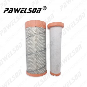 SK-1203AB China LISHIDE excavator air filter A753020 AT338105 1040384001 J17007A111000 AF26529 AF26117 RS30220 P628325