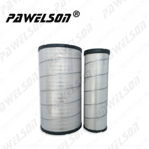 SK-1125AB DAEWOO VOLVO excavator air filter 11033998 11LQ40110 10591354 10044851 1517737 84069017 P777871 C321900 AF25619 RS3826