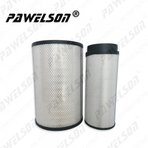 SK-1550AB K2640PU China construction machines air filter element for XGMA Loader forklift