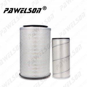 SK-1195AB High performance HITACHI excavator air filter kits 4642122 4642117 P789077 P788912 for HITACHI ZX200-5G ZX210-5G excavator