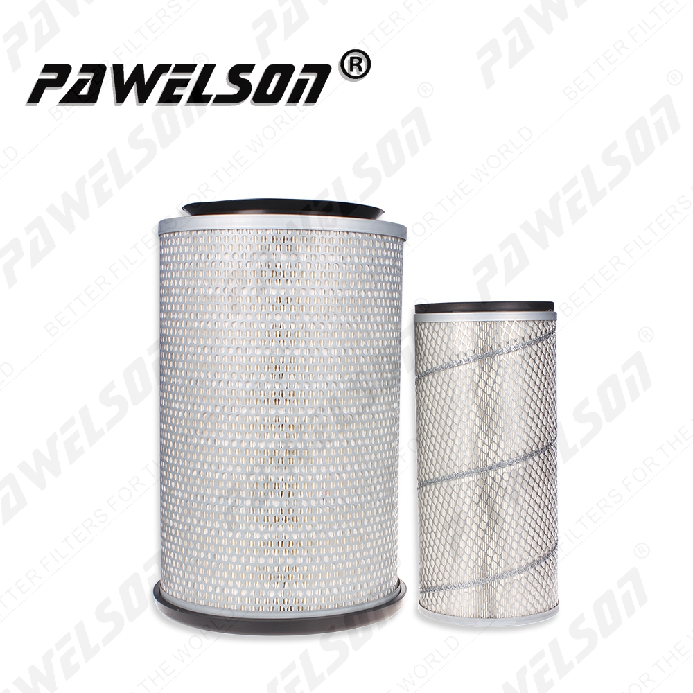 SK-1195AB High performance HITACHI excavator air filter kits 4642122 4642117 P789077 P788912 for HITACHI ZX200-5G ZX210-5G excavator