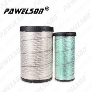 SK-1184AB China Loader Air filter element replace AF26557 AF26558 LIUGONG 50CN loader LIUGONG 926E excavator Golden Dragon Bus