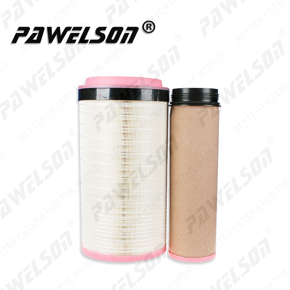 SK-1227AB C23800 CF1350 XGMA 822 excavator air filters for LIEBHERR 11642787 TEREX 5501661182 5501661181 AGCO 700737693 700737214 CLAAS 0025981500 0025981490