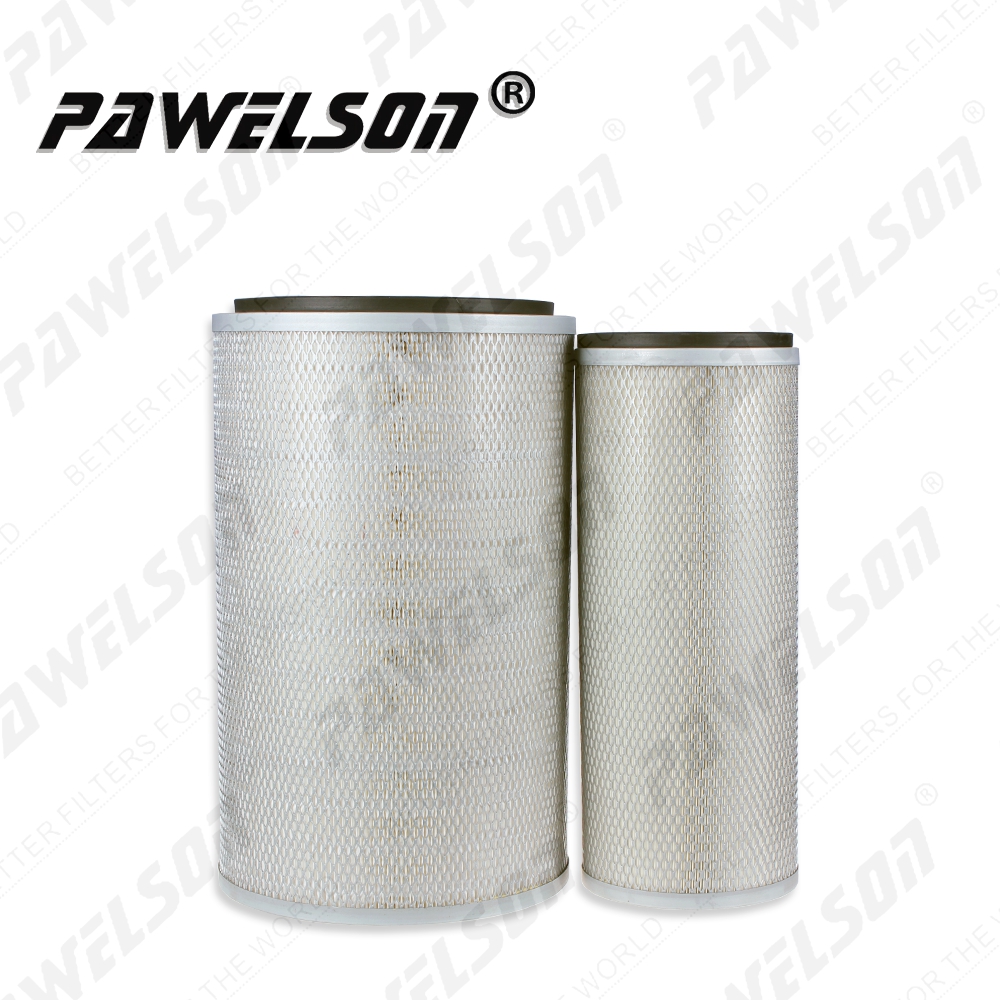SK-1318AB Agricultural machines air filter element for DEUTZ FAHR tractor with Hollingsworth & Vose filter paper