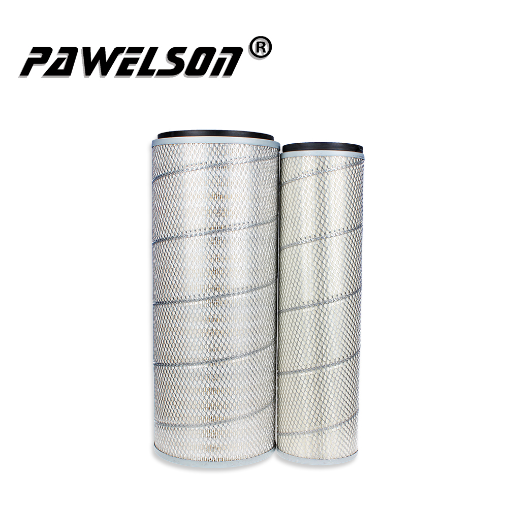 OEM High Quality Bus Air Filter Manufacturers –  SK-1020AB Excavator air filter element for HYUNDAI AF26286 AF26285K P902309 P902310 11EM21041 11EM21051 – Qiangsheng