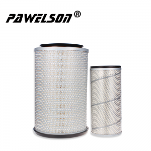 Generator Air Filter Manufacturer –  SK-1195AB High performance HITACHI excavator air filter kits 4642122 4642117 P789077 P788912 for HITACHI ZX200-5G ZX210-5G excavator – Qiangsheng