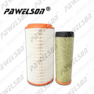 SK-1473AB SHACMAN X6000 Chinese truck air filter set DZ9X259190121 DZ9X259190131 PU2751