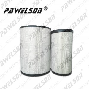 SK-1480AB Dump truck air filter for CATERPILLAR 2673004 2673005 KOMATSU 58E0210480 58E0210490 SANDVIK 1036078 1036077 RS5743 RS5744 P608306 P608305 AF27695 AF27696